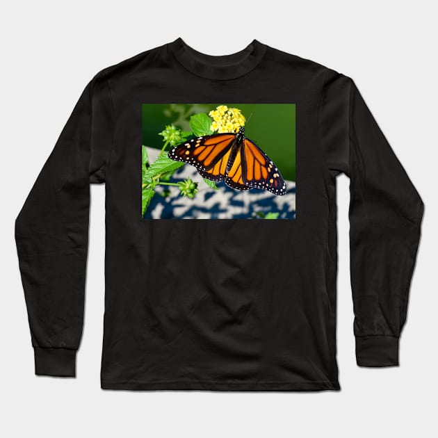 Monarch Butterfly Long Sleeve T-Shirt by GDGCreations